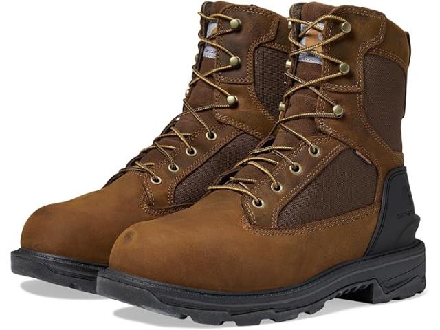 (取寄) カーハート メンズ アイアンウッド ウォータープルーフ 8 アロイ トゥ ワーク ブート Carhartt men Carhartt Ironwood Waterproof 8" Alloy Toe Work Boot Bison Brown Oil Tanの通販は 59,800円