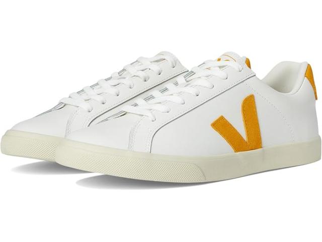 (取寄) ヴェジャ メンズ エスプラー ロゴ VEJA men Esplar Logo Extra White Safran
