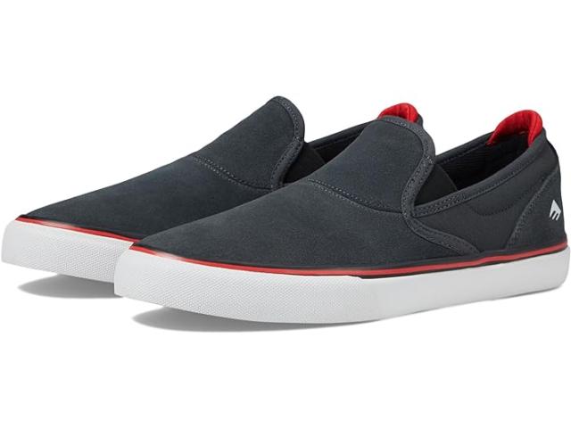 (取寄) エメリカ メンズ ウィノウ G6 スリップ-オン Emerica men Emerica Wino G6 Slip-On Dark Grey/Black/Redの通販は