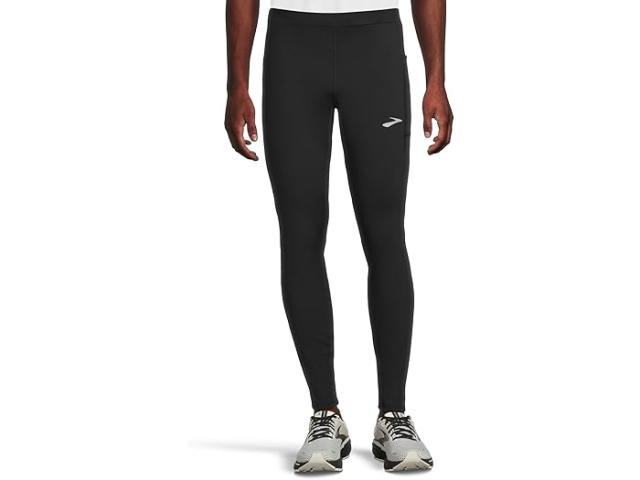 (取寄) ブルックス メンズ モーメンタム サーマル タイト 2.0 Brooks men Momentum Thermal Tight 2.0 Black/Speed Logo