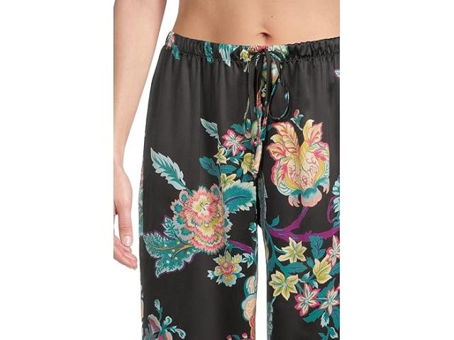 (取寄) N バイ ナトリ レディース フェスティバル - サテン ロング スリーブ パジャマ セット N by Natori women Festival - Satin Long Sleeve Pajama Set Black 取寄) N バイ ナトリ レディース フェスティバル - サテン ロング