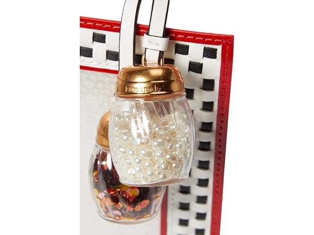 (取寄) ケイトスペード レディース スライス プリンテッド スパッツォラート レザー 3-D ピッツァ ボックス トップ ハンドル Kate Spade New York women Kate Spade New York Slice Printed Spazzolato Leather 3-D Pizza Box Top-Handle Multi_3
