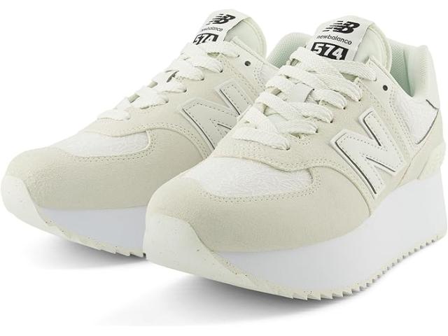 (取寄) ニューバランス クラシックス レディース 574+ New Balance Classics women New Balance Classics 574+ Sea Salt/Blackの通販は