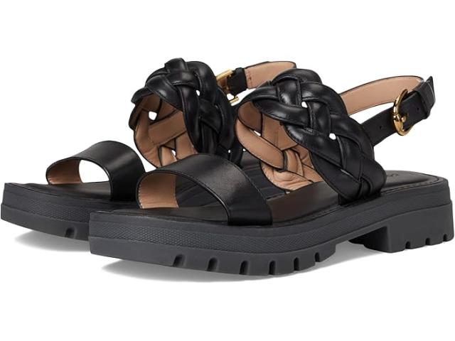 (取寄) コールハーン レディース クレシーダ ラグ サンダル Cole Haan women Cressida Lug Sandal Black Leatherの通販は 34,944円