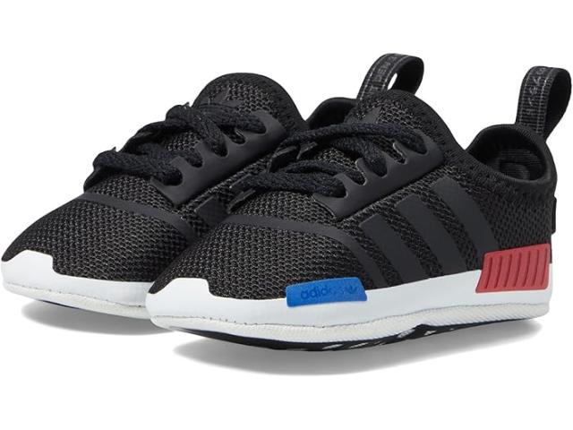 (取寄) アディダス オリジナルス キッズ ボーイズ NMD クリブ (インファント/トドラー) adidas Originals Kids boys NMD Crib (Infant/Toddler) Black/Black/Greyの通販は 12,844円