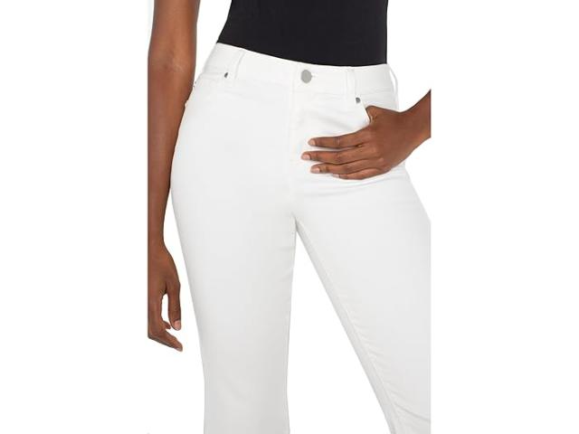 (取寄) リバプールロサンゼルス レディース ハンナ クロップ フレア インシーム イン ホワイト Liverpool Los Angeles women Hannah Crop Flare 25.5in Inseam in White White