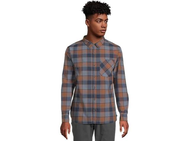 (取寄) ロイヤルロビンズ メンズ タマラック ロング スリーブ  Robbins men Tamarack Long Sleeve Deep Blue Canyon Pld