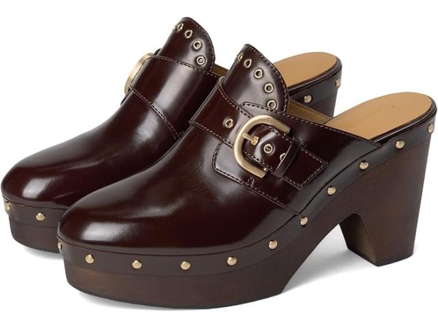 (取寄) メイドウェル レディース フィニアス クロッグ - バックル Madewell women Finneas Clog - Buckle Stained Rosewood