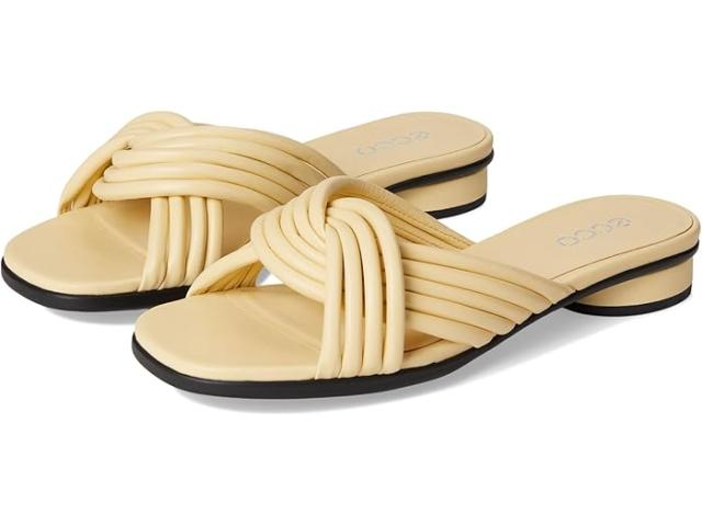 (取寄) エコー レディース スカルプ アルバ 25 スライド サンダル ECCO women Sculpted Alba 25 Slide Sandal Straw