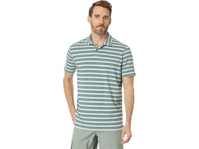 (取寄) オークリー メンズ アーカイブ ストライプ ポロ Oakley men Oakley Archive Stripe Polo New Jadeの通販は