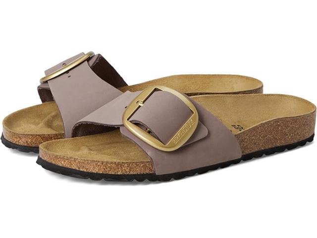 (取寄) ビルケンシュトック レディース マドリッド ビッグ バックル - ヌバック レザー Birkenstock women Madrid Big Buckle - Nubuck Leather Faded Purple
