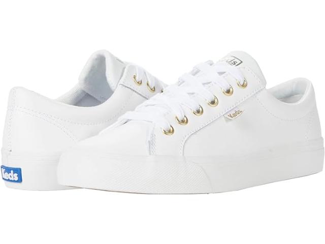 (取寄) ケッズ レディース ジャンプ キック レースアップ Keds women Jump Kick Lace-Up White/Gold