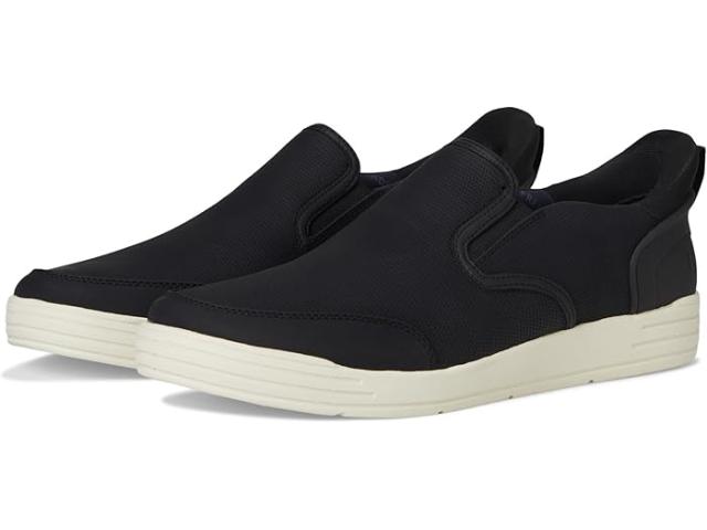 (取寄) ナン ブッシュ メンズ コア シティ ウォーク EZ スリッポン スニーカー イージー オン アンド イージー オフ Nunn Bush men Kore City Walk EZ Slip-On Sneakers Easy On and Easy Off Black