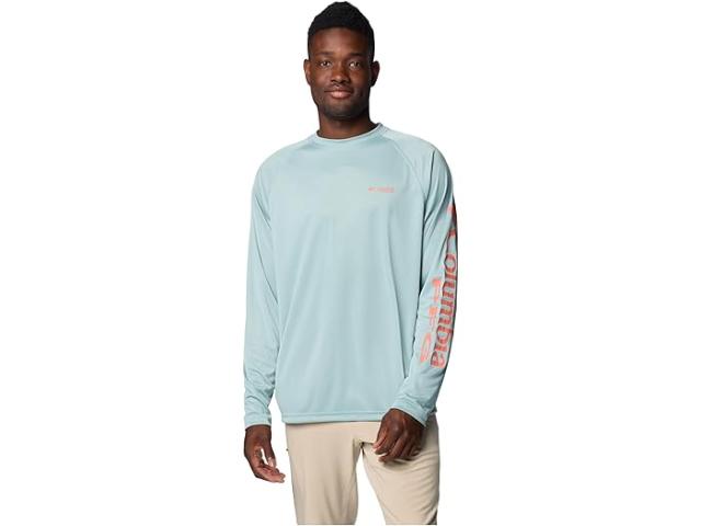 (取寄) コロンビア メンズ ターミナル タックル ヘザー ロング スリーブ シャツ Columbia men Columbia Terminal Tackle Heather Long Sleeve Shirt Crushed Blue Heather/Faded Peach Logoの通販は 8,884円