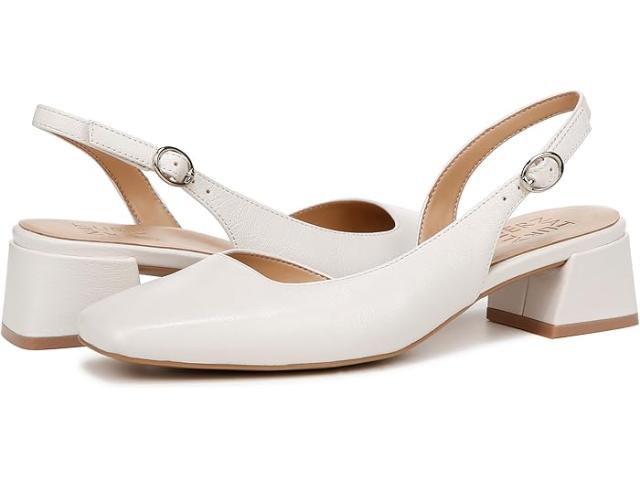 (取寄) ナチュラライザー レディース ジェイラ ロー ヒール スリングバック ドレス シューズ Naturalizer women Jayla Low Heel Slingback Dress Shoes Warm White