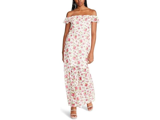 (取寄) ベッツィジョンソン レディース エリアル マキシ ドレス Betsey Johnson women Betsey Johnson Ariel Maxi Dress Sonic Whiteの通販は