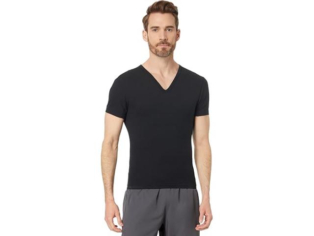 (取寄) スパンクス メンズ メンズ コットン スパンデックス V-ネック Spanx for Men men Cotton Spandex V-Neck Classic Blackの通販は 19,590円