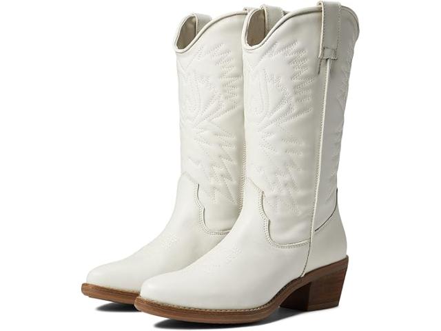 (取寄) スティーブマデン レディース ヘイワード ウェスタン ブート Steve Madden women Steve Madden Hayward Western Boot White Leatherの通販は
