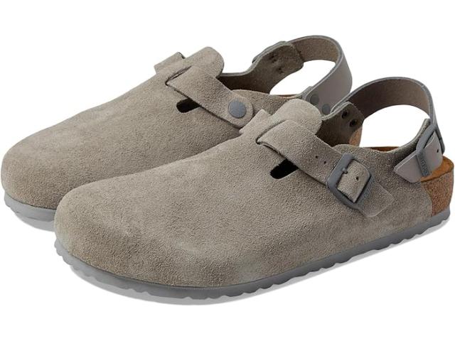 (取寄) ビルケンシュトック トキオ - スエード Birkenstock Birkenstock Tokio - Suede Stone Coinの通販は