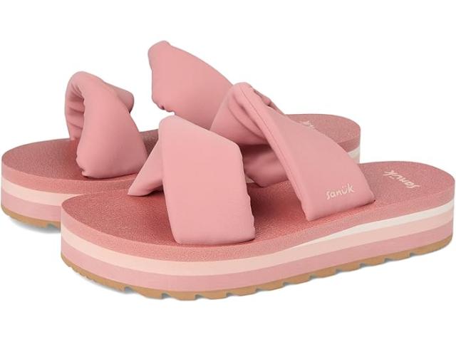 (取寄) サヌーク レディース ヨガ Sanuk women Yoga Twist-n-slide Rose Dawn