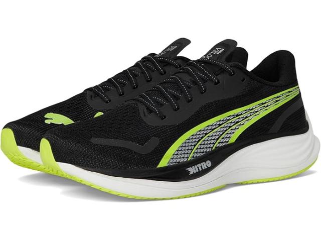 (取寄) プーマ メンズ ヴェロシティ ニトロ 3 ランニング シューズ PUMA men Velocity Nitro 3 Running Shoes Puma Black/Yellow Alertの通販は