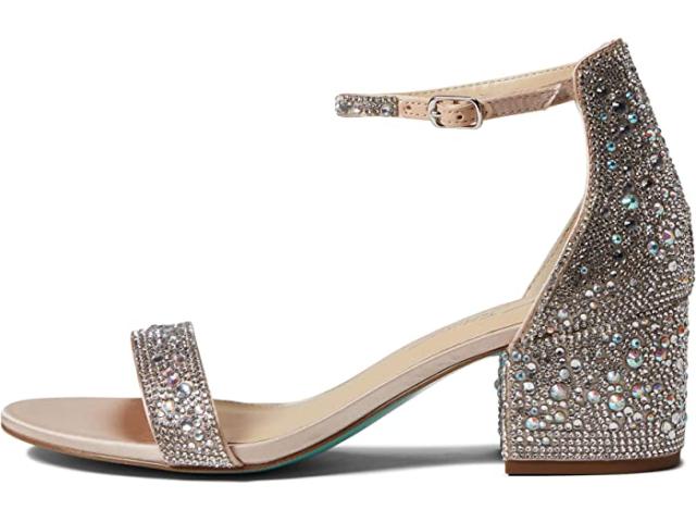 (取寄) ブルー バイ ベッツィジョンソン レディース マリ ヒールド サンダル Blue by Betsey Johnson women  Mari Heeled Sandal Champagne 取寄) ブルー バイ ベッツィジョンソン レディース マリ ヒールド