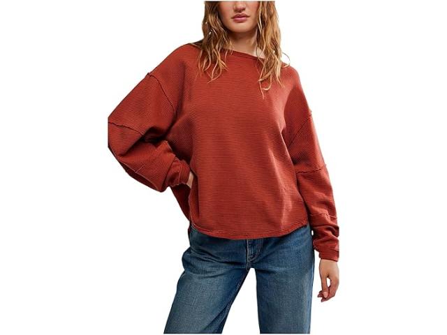 (取寄) フリーピープル レディース ウィー ザ フリー トータル エクリプス ティー Free People women We The Free Total Eclipse Tee Spiced Rum