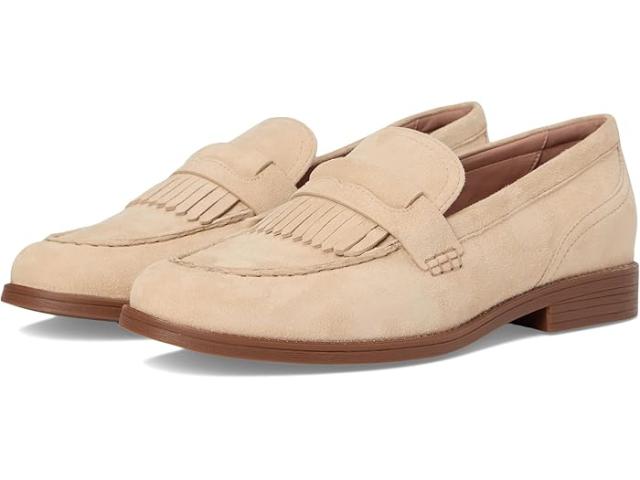 (取寄) コールハーン レディース スタッシ キルティー ローファーズ Cole Haan women Stassi Kiltie Loafers Oat Suede