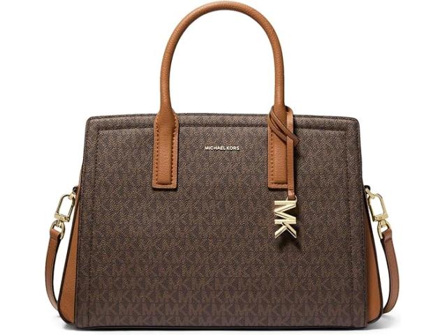 (取寄) マイケルコース レディース ライラ ミディアム サッチェル MICHAEL Michael Kors women Laila Medium Satchel Brown/Acorn