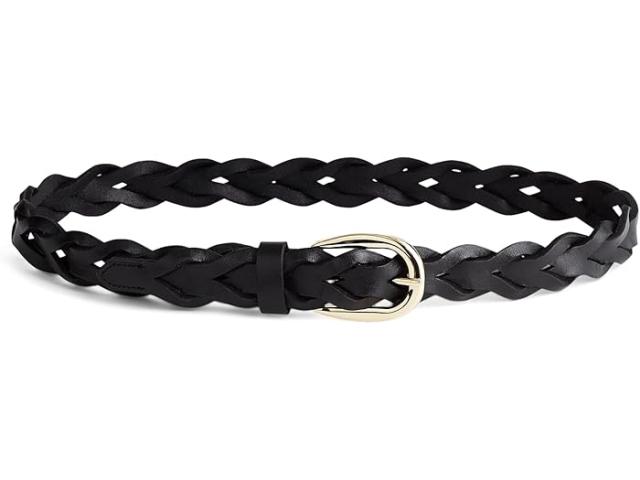 (取寄) メイドウェル レディース ブレイデッド ベルト Madewell women Braided Belt True Black