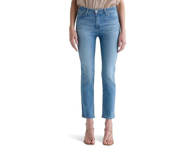 (取寄) AGジーンズ レディース マリ ミッドライズ スリム ストレート クロップ ジーンズ イン アトランティス AG Jeans women Mari Mid-Rise Slim Straight Crop Jeans in Atlantis Atlantis