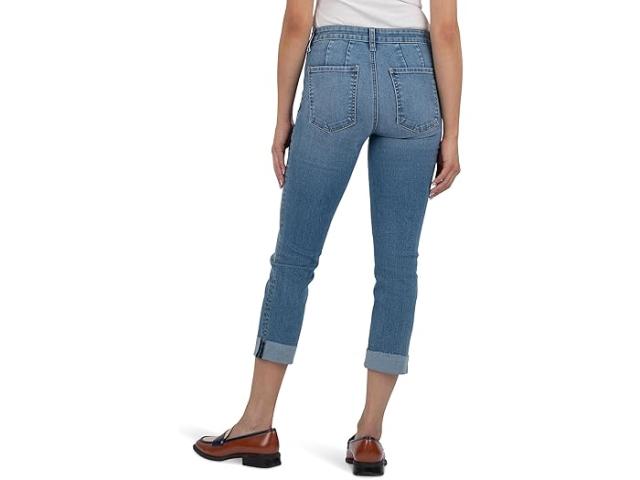 KUT from the Kloth カットフロムザクロス レディース 女性用 ファッション ドレス Zaniah - Short Dress w/ Side Pockets - Light Wash 取寄) カット フロム ザ クロス レディース エイミー クロップ