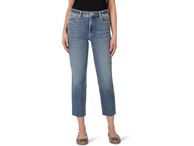 (取寄) カット フロム ザ クロス レディース レイチェル ハイ ライズ ファブ AB マム ロー ヘム KUT from the Kloth women Rachael High Rise Fab Ab Mom Raw Hem Exalted