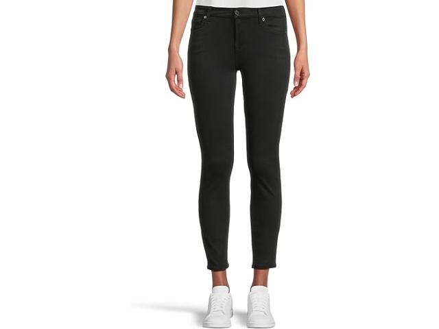(取寄) セブンフォーオールマンカインド レディース ザ アンクル スキニー イン スリム イリュージョン ブラック 7 For All Mankind women The Ankle Skinny in Slim Illusion Black Slim Illusion Black