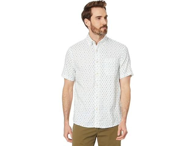 (取寄) ファリティ メンズ Ss ブリーズ シャツ Faherty men Faherty SS Breeze Shirt Blue Palm Foliageの通販は