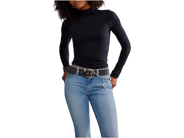 (取寄) フリーピープル レディース ケンジ ロング スリーブ Free People women Kenzie Long Sleeve Black