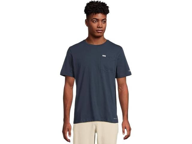(取寄) コロンビア メンズ シスルタウン ヒルズ ポケット ティー Columbia men Thistletown Hills Pocket Tee Collegiate Navy Heather