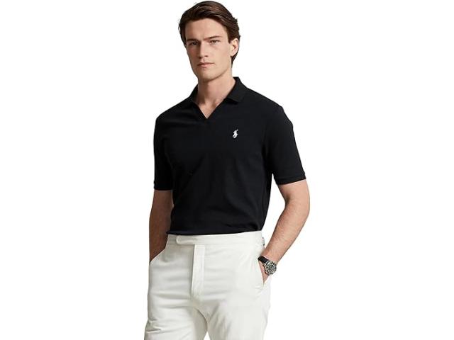 (取寄) ラルフローレン メンズ クラシック フィット ソフト コットン ポロ シャツ Polo Ralph Lauren men Polo Ralph Lauren Classic Fit Soft Cotton Polo Shirt Polo Black/C1730の通販は