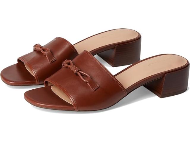 (取寄) コールハーン レディース カリ エンベリッシュ サンダル Cole Haan women Calli Embellished Sandals Dark Cuoio Leather
