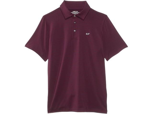 (取寄) ヴィンヤードヴァインズ キッズ ボーイズ ブラッドリー ストライプ サンカティ ポロ (トドラー/リトル キッズ/ビッグ キッズ) Vineyard Vines Kids boys Vineyard Vines Kids Bradley Stripe Sankaty Polo (Toddler/Little Kids/Big Kids) Crimson/Nautical Navyの通販はTシャツ