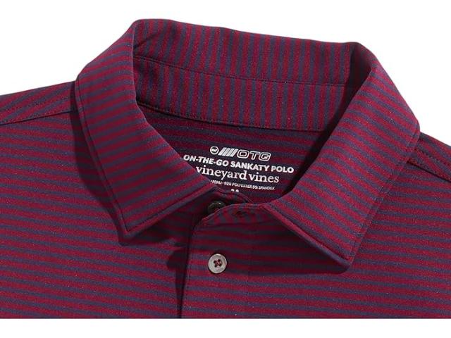 (取寄) ヴィンヤードヴァインズ キッズ ボーイズ ブラッドリー ストライプ サンカティ ポロ (トドラー/リトル キッズ/ビッグ キッズ) Vineyard Vines Kids boys Vineyard Vines Kids Bradley Stripe Sankaty Polo (Toddler/Little Kids/Big Kids) Crimson/Nautical Navyの通販は