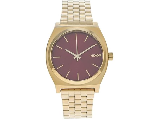 (取寄) ニクソン メンズ タイム テラー Nixon men Nixon Time Teller Gold/Oxblood Sunrayの通販は