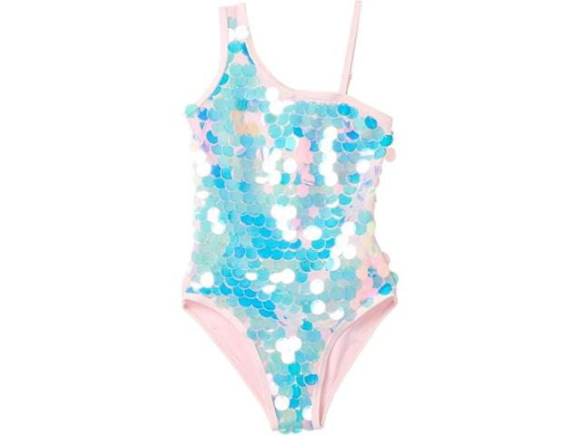 (取寄) ガールズ パイエット マーメイド スイムスーツ (トドラー/リトル キッド/ビッグ キッド) Lola and The Boys girls Paillette Mermaid Swimsuit (Toddler/Little Kid/Big Kid) Pink
