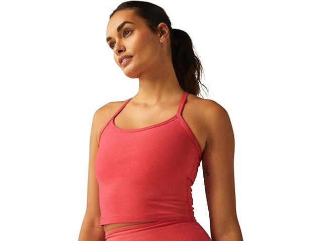 (取寄) ビヨンドヨガ レディース スペースダイ スリム レイサーバック クロップド タンク Beyond Yoga women Beyond Yoga Spacedye Slim Racerback Cropped Tank Coral Glow Heatherの通販は