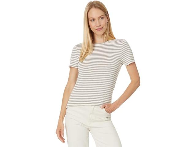 (取寄) スプレンディッド レディース バム ブー ストライプ クオーター スリーブ Splendid women Splendid Bam boo Stripe Quarter Sleeve Pale Oak/ Tawny Heather Stripeの通販は