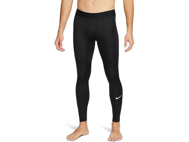 (取寄) ナイキ メンズ プロ ドライ-フィット タイツ Nike men Pro Dri-FIT Tights Black/White