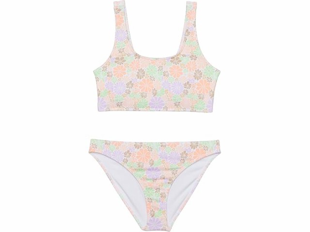 (取寄) ロキシー キッズ ガールズ オール アバウト ソル クロップド スイムスーツ セット (ビッグ キッズ) Roxy Kids girls Roxy Kids All About Sol Cropped Swimsuit Set (Big Kids) White All About Sol Miniの通販は女性用フィットネス水着