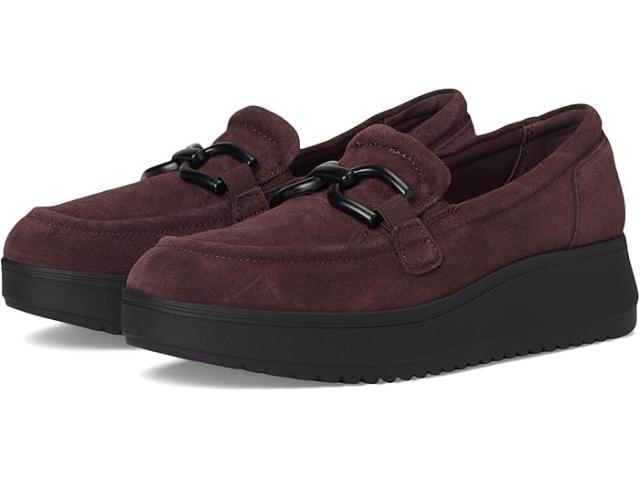 (取寄) クラークス レディース トップ Clarks women Zylah Top Plum Suede