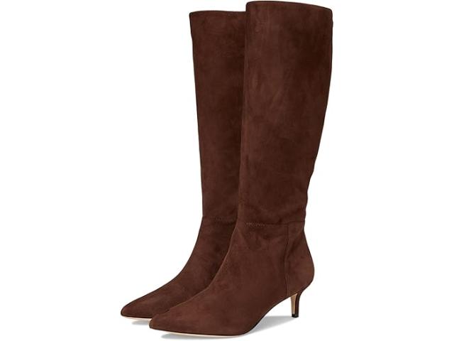 (取寄) ローレン ラルフローレン レディース マッケイ スエード トール ブーツ ヒール Lauren Ralph Lauren women McKay Suede Tall Boots Heel Dark Hickory