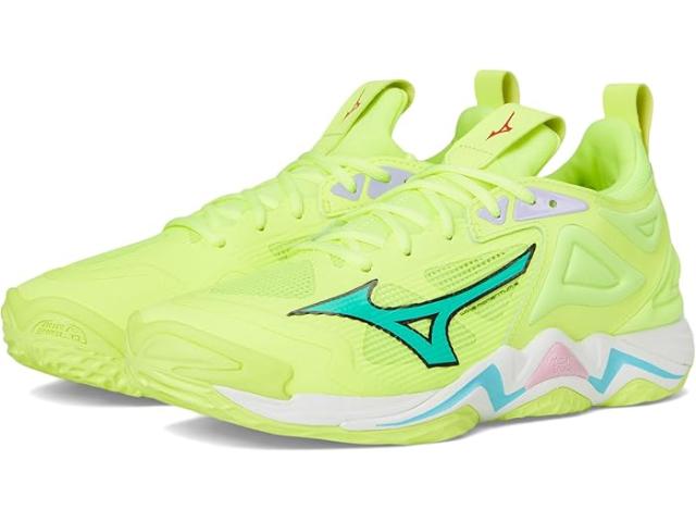 (取寄) ミズノ ウェーブ モーメンタム 3 Mizuno Wave Momentum 3 Neo Lime